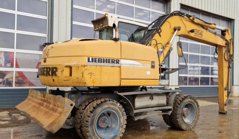 Liebherr A314 Litronic Wheeled Excavators For Auction: Leeds – 23rd, 24th, 25th, 26th October @ 08:00am full