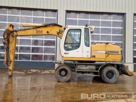 Liebherr A314 Litronic Wheeled Excavators For Auction: Leeds – 23rd, 24th, 25th, 26th October @ 08:00am full