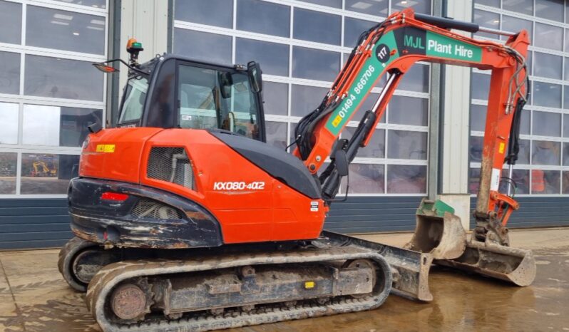 2022 Kubota KX080-4A2 6 Ton+ Excavators For Auction: Leeds – 23rd, 24th, 25th, 26th October @ 08:00am full