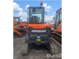 2021 Doosan DX35Z Mini Excavators For Auction: Leeds – 23rd, 24th, 25th, 26th October @ 08:00am full