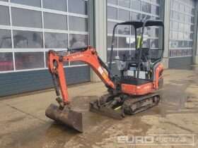 2015 Kubota KX016-4 Mini Excavators For Auction: Leeds – 23rd, 24th, 25th, 26th October @ 08:00am