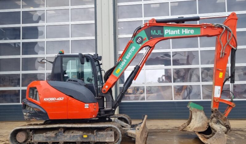 2022 Kubota KX080-4A2 6 Ton+ Excavators For Auction: Leeds – 23rd, 24th, 25th, 26th October @ 08:00am full