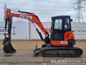 2015 Kubota U55-4 Mini Excavators For Auction: Leeds – 23rd, 24th, 25th, 26th October @ 08:00am full