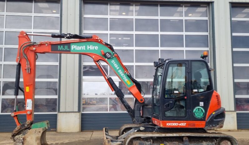 2022 Kubota KX080-4A2 6 Ton+ Excavators For Auction: Leeds – 23rd, 24th, 25th, 26th October @ 08:00am full