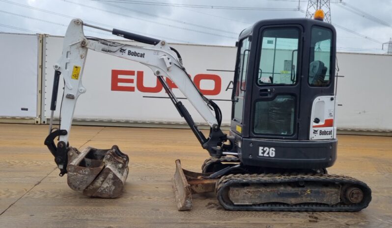 2017 Bobcat E26EM Mini Excavators For Auction: Leeds – 23rd, 24th, 25th, 26th October @ 08:00am full