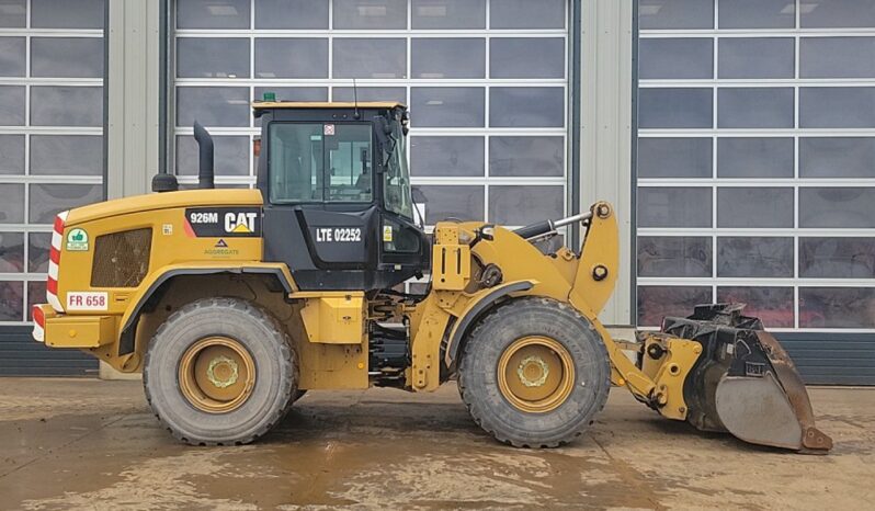 2016 CAT 926M Wheeled Loaders For Auction: Leeds – 23rd, 24th, 25th, 26th October @ 08:00am full