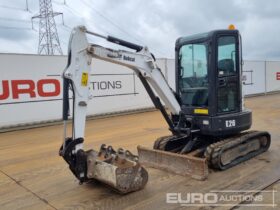 2017 Bobcat E26EM Mini Excavators For Auction: Leeds – 23rd, 24th, 25th, 26th October @ 08:00am