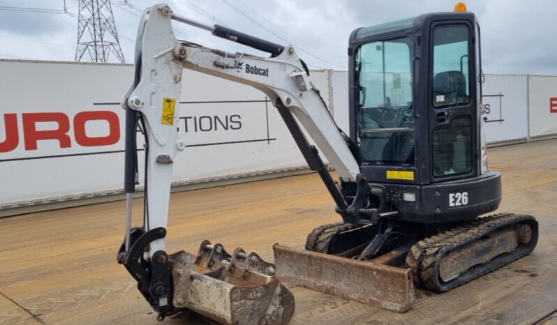 2017 Bobcat E26EM Mini Excavators For Auction: Leeds – 23rd, 24th, 25th, 26th October @ 08:00am