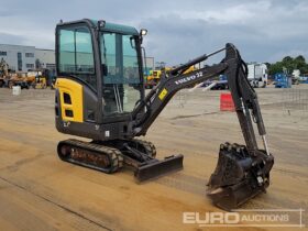 2016 Volvo EC18D Mini Excavators For Auction: Leeds – 23rd, 24th, 25th, 26th October @ 08:00am full