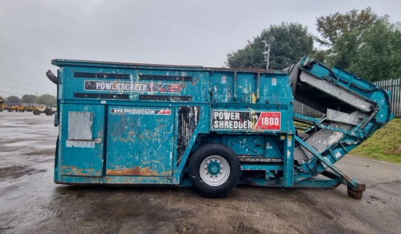 Powerscreen POWER SHREDDER 1800 Shredders For Auction: Leeds – 23rd, 24th, 25th, 26th October @ 08:00am full