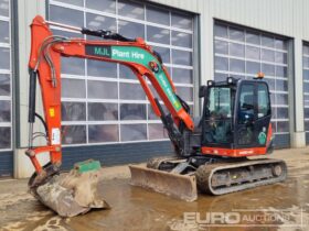 2022 Kubota KX080-4A2 6 Ton+ Excavators For Auction: Leeds – 23rd, 24th, 25th, 26th October @ 08:00am