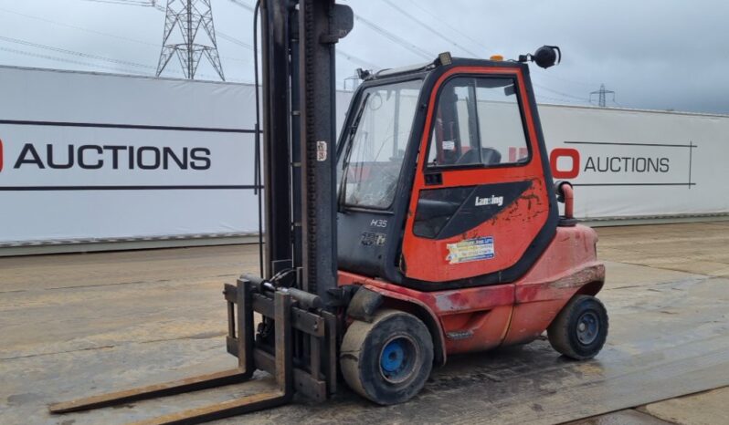 Linde H35D-03 Forklifts For Auction: Leeds – 23rd, 24th, 25th, 26th October @ 08:00am