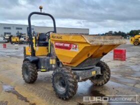 2018 Mecalac TA3S Site Dumpers For Auction: Leeds – 23rd, 24th, 25th, 26th October @ 08:00am full