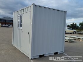 Unused 2024 CTTN 10.2′ Container, 1 End Door, 1 Side Door, 1 Window (Cannot Be Reconsigned) Containers For Auction: Leeds – 23rd, 24th, 25th, 26th October @ 08:00am full