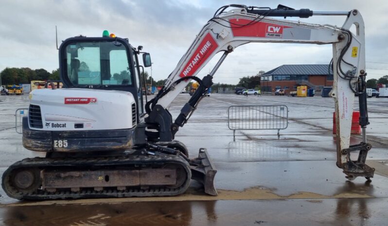 2018 Bobcat E85 6 Ton+ Excavators For Auction: Leeds – 23rd, 24th, 25th, 26th October @ 08:00am full