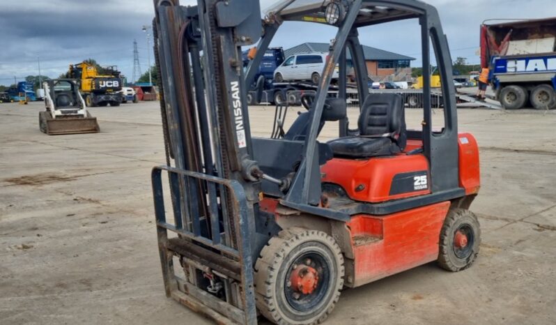 Nissan UD02A25PQ Forklifts For Auction: Leeds – 23rd, 24th, 25th, 26th October @ 08:00am