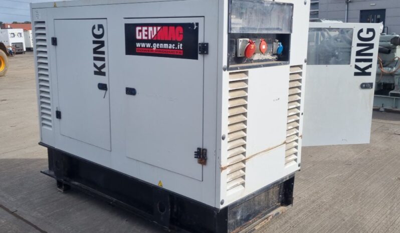 2015 Genmac KING G60PSA Generators For Auction: Leeds – 23rd, 24th, 25th, 26th October @ 08:00am full