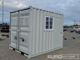 Unused 2024 CTTN 10.2′ Container, 1 End Door, 1 Side Door, 1 Window (Cannot Be Reconsigned) Containers For Auction: Leeds – 23rd, 24th, 25th, 26th October @ 08:00am