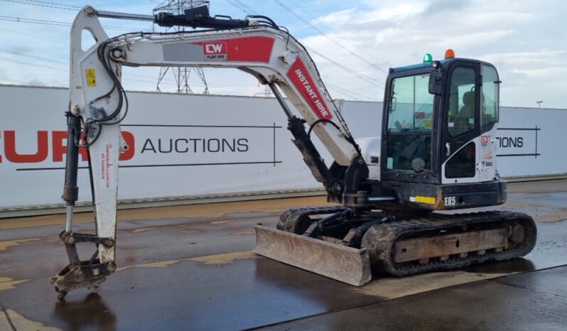 2018 Bobcat E85 6 Ton+ Excavators For Auction: Leeds – 23rd, 24th, 25th, 26th October @ 08:00am