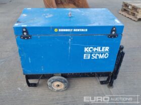 SDMO Portable 12kVA Generator, Kohler Engine Generators For Auction: Leeds – 23rd, 24th, 25th, 26th October @ 08:00am full