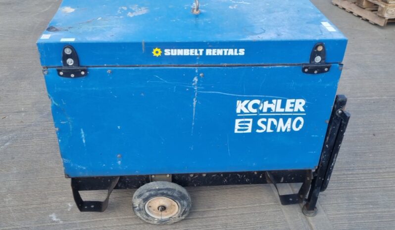 SDMO Portable 12kVA Generator, Kohler Engine Generators For Auction: Leeds – 23rd, 24th, 25th, 26th October @ 08:00am full