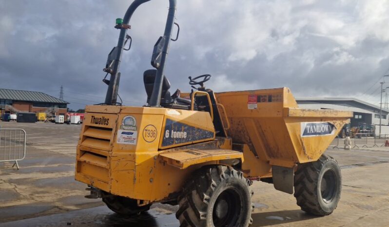 2014 Thwaites 6 Ton Site Dumpers For Auction: Leeds – 23rd, 24th, 25th, 26th October @ 08:00am full