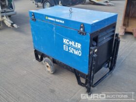 SDMO Portable 12kVA Generator, Kohler Engine Generators For Auction: Leeds – 23rd, 24th, 25th, 26th October @ 08:00am full