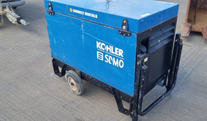 SDMO Portable 12kVA Generator, Kohler Engine Generators For Auction: Leeds – 23rd, 24th, 25th, 26th October @ 08:00am full