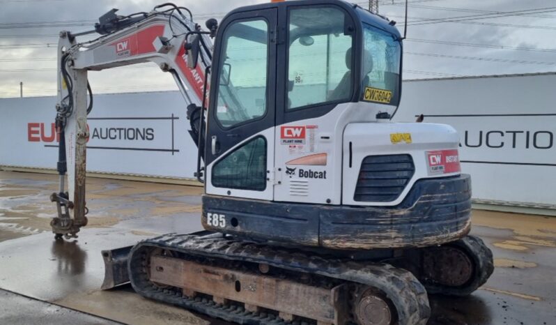 2018 Bobcat E85 6 Ton+ Excavators For Auction: Leeds – 23rd, 24th, 25th, 26th October @ 08:00am full