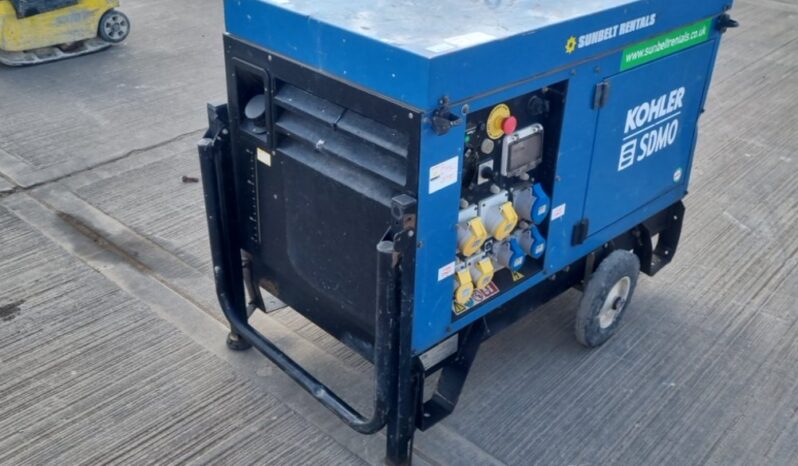 SDMO Portable 12kVA Generator, Kohler Engine Generators For Auction: Leeds – 23rd, 24th, 25th, 26th October @ 08:00am full