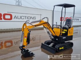 Unused 2024 Captok CK10 Mini Excavators For Auction: Leeds – 23rd, 24th, 25th, 26th October @ 08:00am