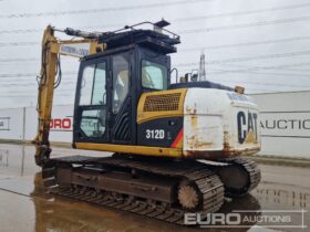 2011 CAT 312DL 10 Ton+ Excavators For Auction: Leeds – 23rd, 24th, 25th, 26th October @ 08:00am full