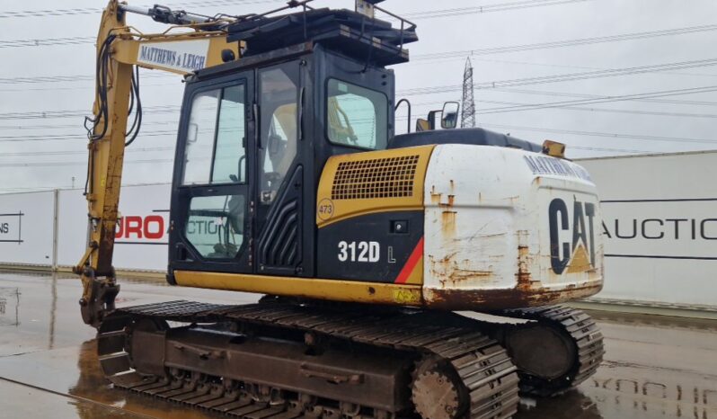 2011 CAT 312DL 10 Ton+ Excavators For Auction: Leeds – 23rd, 24th, 25th, 26th October @ 08:00am full