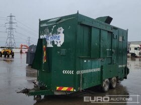 Securi-cabin Twin Axle Welfare Unit, Canteen, Toilet, Dry Room (Cannot Be Reconsigned) Containers For Auction: Leeds – 23rd, 24th, 25th, 26th October @ 08:00am