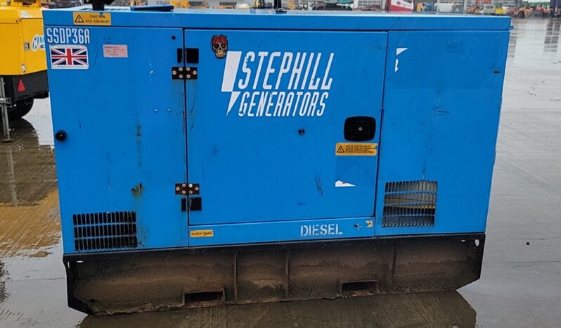 2016 Stephill SSDP36A Generators For Auction: Leeds – 23rd, 24th, 25th, 26th October @ 08:00am full