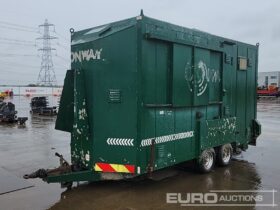 Securi-cabin Twin Axle Welfare Unit, Canteen, Toilet, Dry Room (Cannot Be Reconsigned) Containers For Auction: Leeds – 23rd, 24th, 25th, 26th October @ 08:00am