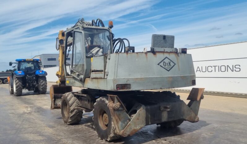 O & K MH5 Wheeled Excavators For Auction: Leeds – 23rd, 24th, 25th, 26th October @ 08:00am full