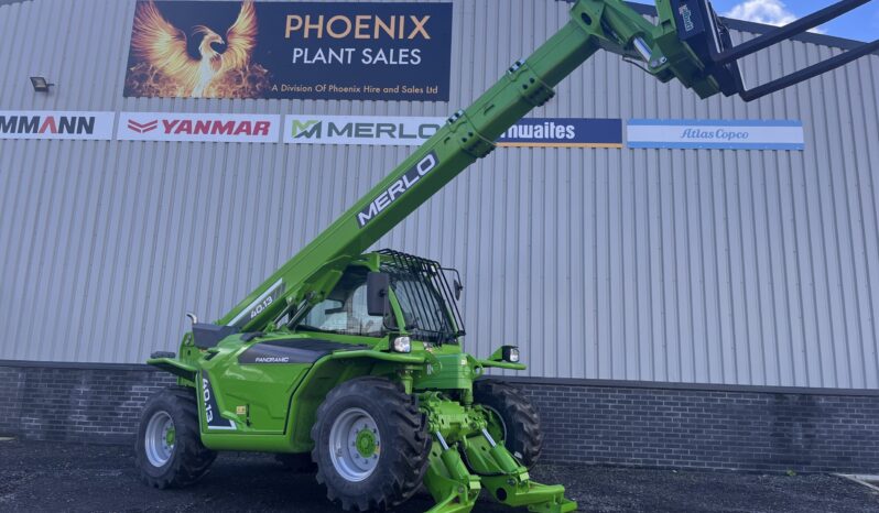 12.5m Merlo P40-13 PLUS, 4.0T Telehandler- new & unused 2024.