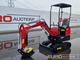 Unused 2024 Captok CK10 Mini Excavators For Auction: Leeds – 23rd, 24th, 25th, 26th October @ 08:00am