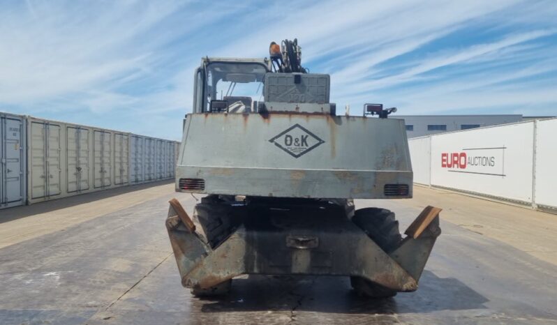 O & K MH5 Wheeled Excavators For Auction: Leeds – 23rd, 24th, 25th, 26th October @ 08:00am full