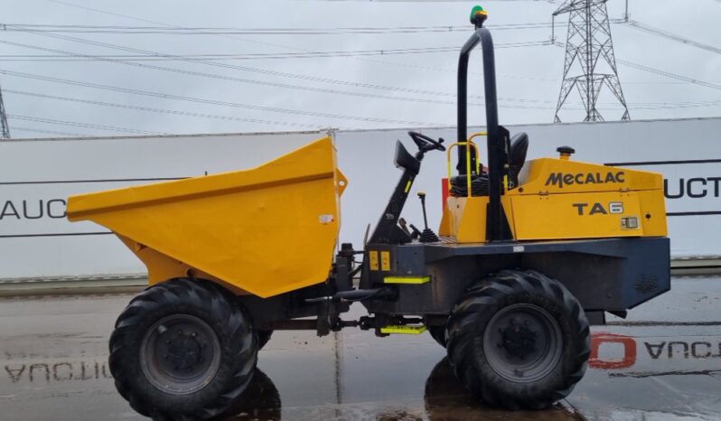 2019 Mecalac TA6 Site Dumpers For Auction: Leeds – 23rd, 24th, 25th, 26th October @ 08:00am full