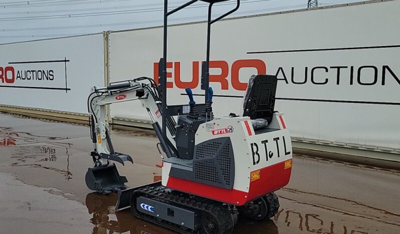 Unused 2024 BTTL Rubber Tracks, Blade, Piped, Manual Thumb Mini Excavators For Auction: Leeds – 23rd, 24th, 25th, 26th October @ 08:00am full