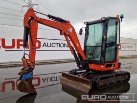 2018 Kubota U27-4 Mini Excavators For Auction: Leeds – 23rd, 24th, 25th, 26th October @ 08:00am