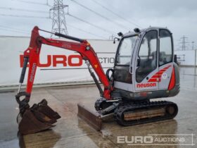 Neuson 2503RD Mini Excavators For Auction: Leeds – 23rd, 24th, 25th, 26th October @ 08:00am