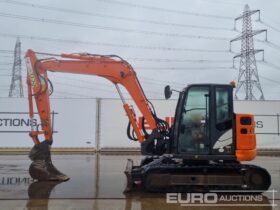 2015 Hitachi ZX85USB-5A 6 Ton+ Excavators For Auction: Leeds – 23rd, 24th, 25th, 26th October @ 08:00am full