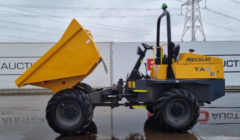 2019 Mecalac TA6 Site Dumpers For Auction: Leeds – 23rd, 24th, 25th, 26th October @ 08:00am full