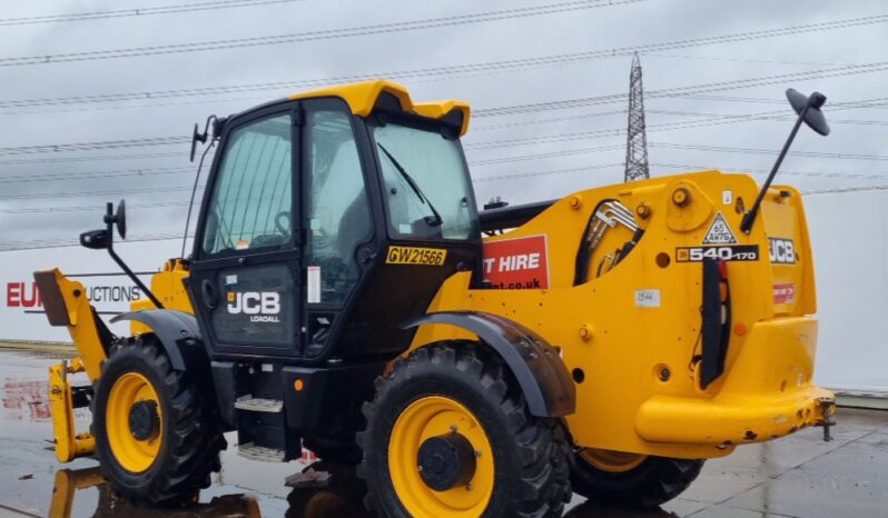 2019 JCB 540-170 Telehandlers For Auction: Leeds – 23rd, 24th, 25th, 26th October @ 08:00am full