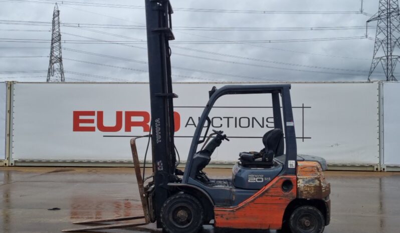 Toyota FDF20 Forklifts For Auction: Leeds – 23rd, 24th, 25th, 26th October @ 08:00am full