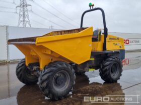 2019 Mecalac TA6 Site Dumpers For Auction: Leeds – 23rd, 24th, 25th, 26th October @ 08:00am