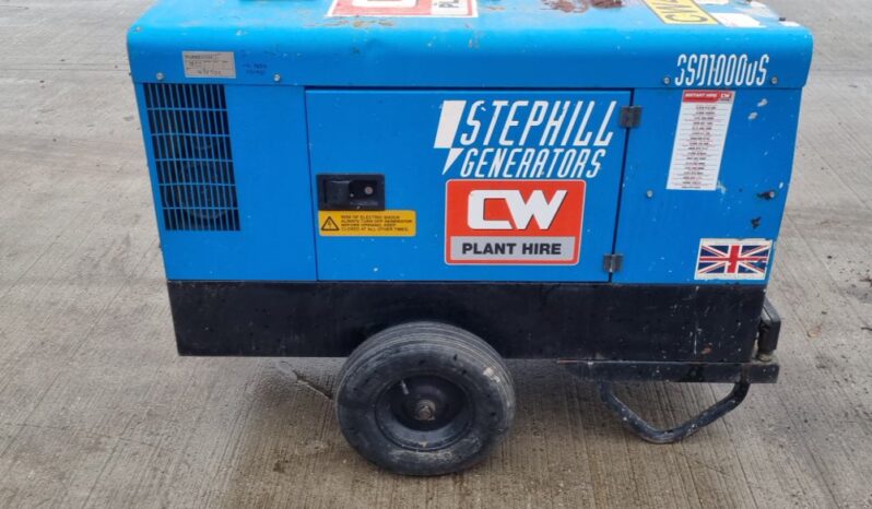 Stephill SSD10000S Generators For Auction: Leeds – 23rd, 24th, 25th, 26th October @ 08:00am full